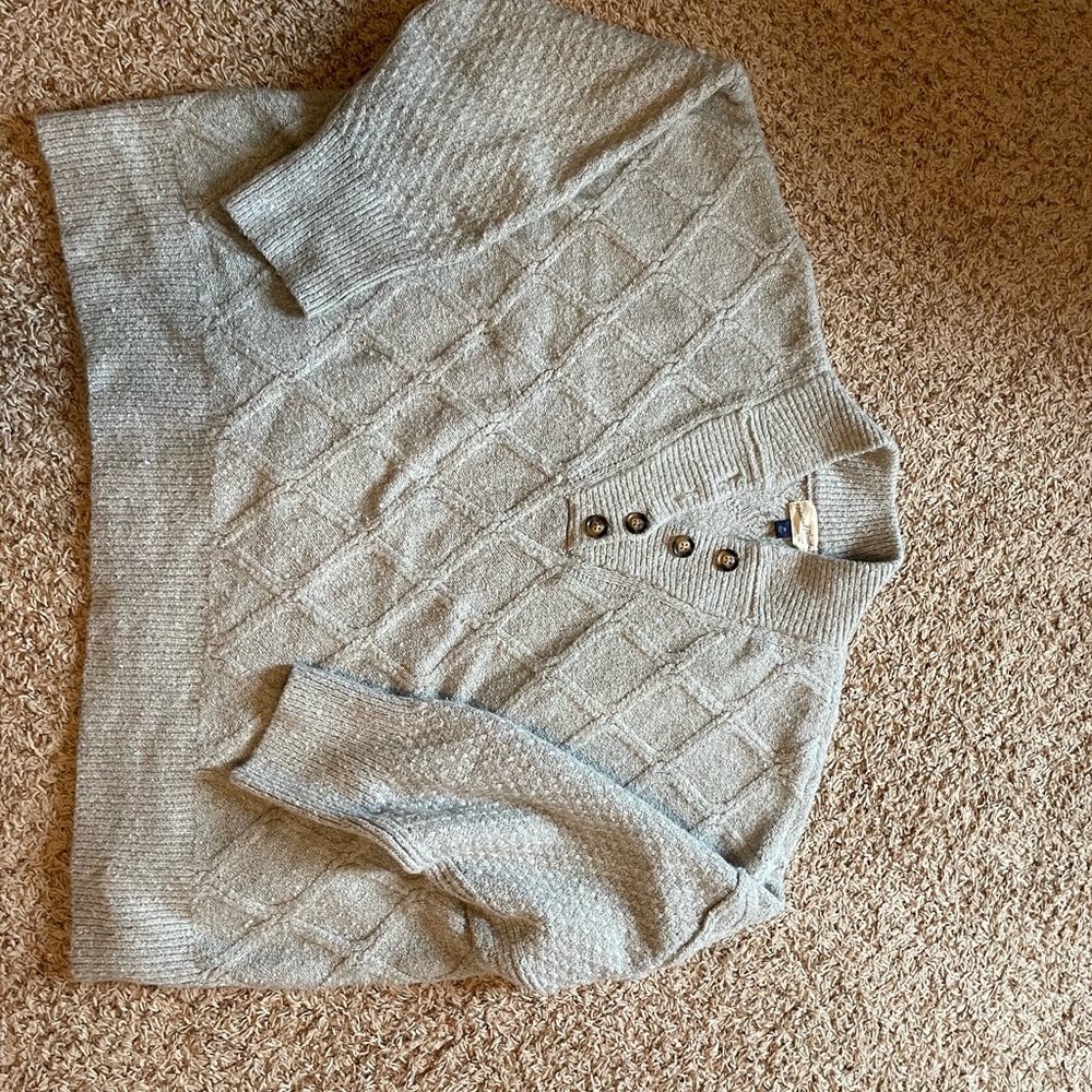 Cozy Knit Sweater with Button Detail - Picture 1 of 5